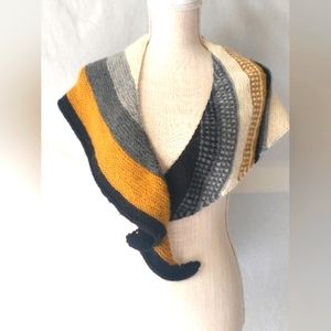 🍁 Fall Wardrobe Starter! Asymmetrical Crochet Soft Scarf